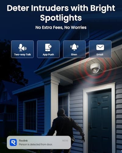 REOLINK Duo 3V PoE, 16MP UHD Dual-Lens PoE Security Camera with 180° Panoramic, Motion Track, Color Night Vision, Smart Detection, 2 Way Talk, IK10 Vandal-Proof, IP67 Weatherproof, No PT Supported 6