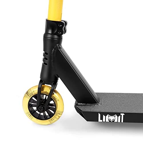 Limit LMT66 Pro Stunt Scooter-Best Trick Scooters for Kids 6 Years and Up-Intermediate and Beginner Complete Freestyle BMX Street Scooter for Teens Boys and Girls Gold 8