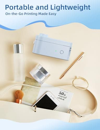 Makeid L1 Label Maker Machine with Tape - Portable & Rechargeable Label Makers Compatible with 9 12 16mm Waterproof Tape - Mini Bluetooth Labeler for Organizing Office Home School 8