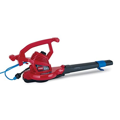 Toro 51621 UltraPlus Leaf Blower Vacuum, Variable-Speed (up to 250 mph) with Metal Impeller, 12 amp,Red 8