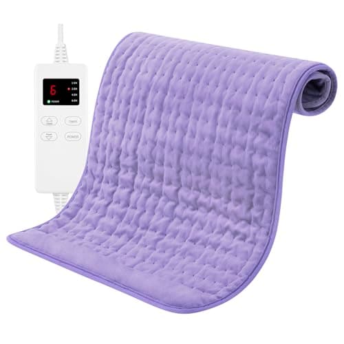 NBKLS Heating Pad for Back, Large Heating Pads for Body Muscle Pain Cramps Relief, 6 Heat Settings Machine Washable Electric Heating Pad, Birthday Christmas Gifts for Women Mom