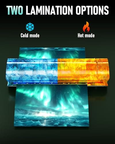 Qfun Laminator Machine 11x17 Cold Thermal Laminator，13 inch Laminating Machine 60s Warm-up with 30 Laminate Sheets，9 in 1 Desktop A3 Lamination Machine with Paper Trimmer for Teacher Home Office 5