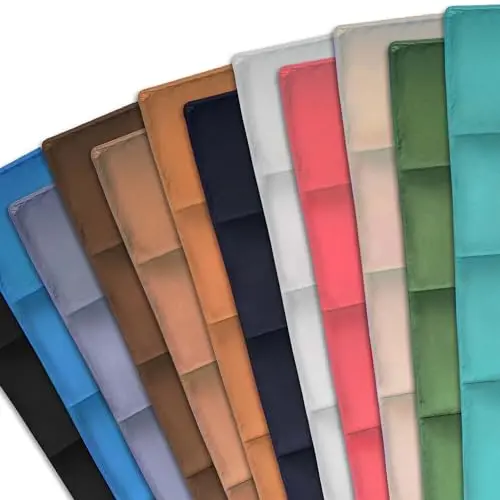 Superior Classic All-Season Reversible Down Alternative Comforter, Comfy, Fluffy, Cozy, Lightweight, Decorative, Duvet Insert, Plush, Oversized Bedding Essential, Box Quilt Design, Twin, Turquoise 11