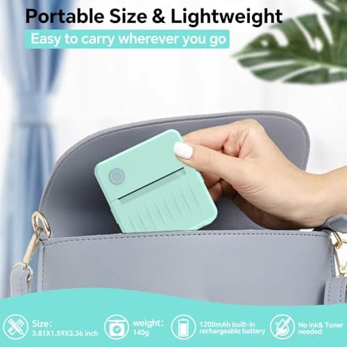 Rotema Label Maker Machine with Tape – Bluetooth Thermal Label Printer, Mini Sticker Maker for Home, Office, School & Small Business, Includes 2 Rolls of Label Paper 9