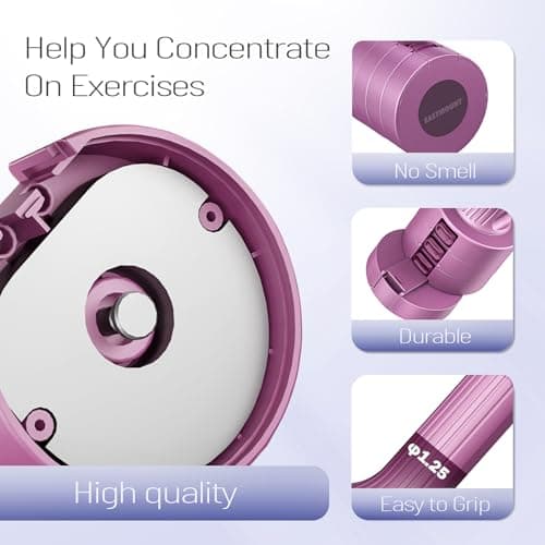 EAST MOUNT Adjustable Dumbbells 5 lb Dumbbells Set of 2 / Pair 10 lb Total Free Weights 6 in 1 Women Hand Weights for Home,Office,Gym Exercise Training 2lb 3lb 4lb 5lb Fast Adjust 6