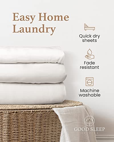 Good Sleep Bedding King Size Soft 800 TC Egyptian Cotton Fitted Sheet with 16 Inch Deep Pocket - Luxury White 6