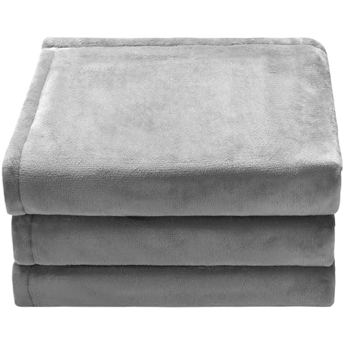 VEVOR Heated Blanket Electric Throw,72" x 84",Grey 9