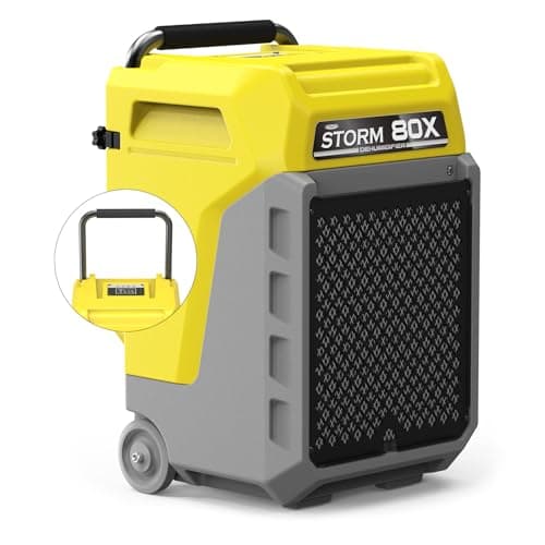 ALORAIR 170 Pints LGR Commercial Dehumidifier with Pump & Drain Hose, Portable Insutrial Dehumidifier for Basments, Home, Job Sites, Fit for 2,100 Sq.Ft Space with Wheels