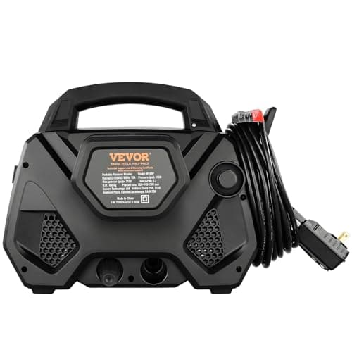 VEVOR Electric Pressure Washer, 2150-PSI 1.85-GPM, Foam Cannon High-Pressure with 5 Different Nozzle, 20ft Hose/35ft Cord Lightweight Washer, Portable Cleans Cars/Fences/Patios/Furniture/Floor/Window 10