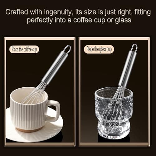 Aniso Stainless Steel Whisk (8.4 inches, Silver) 7