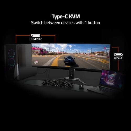 GIGABYTE - AORUS FO27Q3-27" QD OLED Gaming Monitor - QHD 2560x1440-360Hz - 0.03ms GTG - AMD FreeSync Premium Pro - Type C KVM - HDMI, DP, Type C - Height Adjustable - Black 6