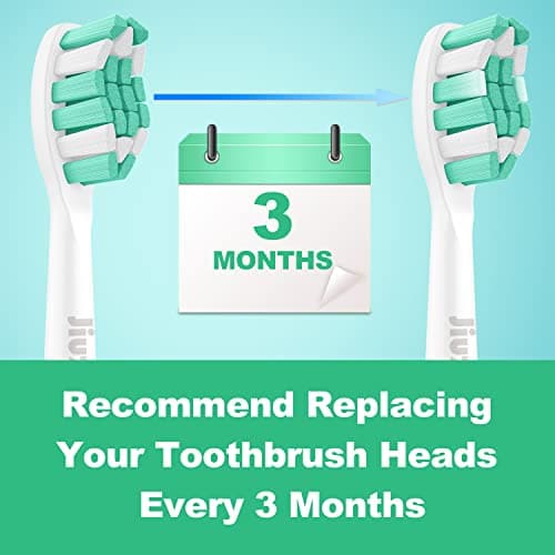 Replacement Toothbrush Heads Compatible with Philips Sonicare: Electric Brush Heads for Sonicare C2 Plaque Control Protective Clean 4100 5100 6100 Toothbrush, 10-Pack 5