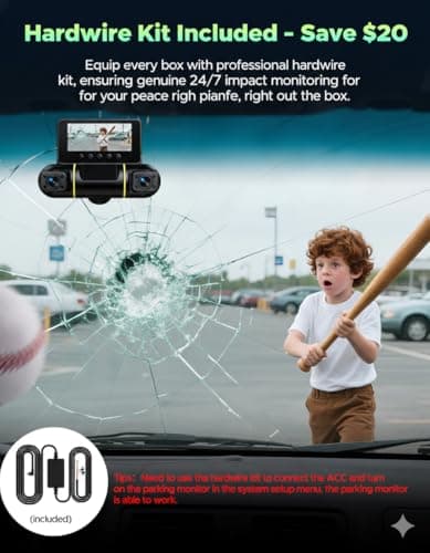 LAMTTO 360 Degree View 4 Channel Dash Cam Front and Rear Inside 5G WiFi Dash Camera for Cars APP Control 8 IR Night Vision Parking Monitor Emergency Recording 128G SD Card Included 5