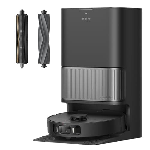 DREAME L40s Ultra AE Robot Vacuum and Mop Combo, 19,000Pa Suction, Self Emptying Dust Box, Flexible Mop & 167℉ Self Cleaning Washboard, Diverse Brush Selection, All-in-One Station, Auto Refill