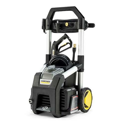 Kärcher Pressure Washer K1700B, CETA Certified, 3 Spray Nozzles, Detergent Tank, for Cars, Driveways, Siding, Patios, 1.2 max. GPM