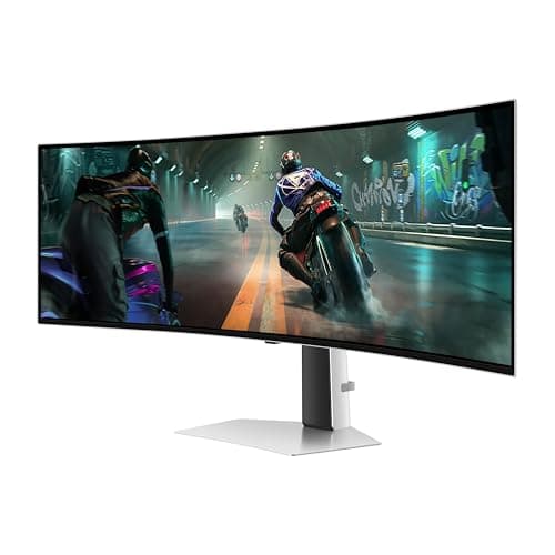 Samsung 49" Odyssey OLED G9 (G91SD) Dual QHD QD-OLED G-Sync Compatible Curved Gaming Monitor, 144Hz, 0.03ms, AMD FreeSync Premium Pro, Ergonomic Stand, 3 Year Warranty, LS49DG910SNXZA, 2024 11