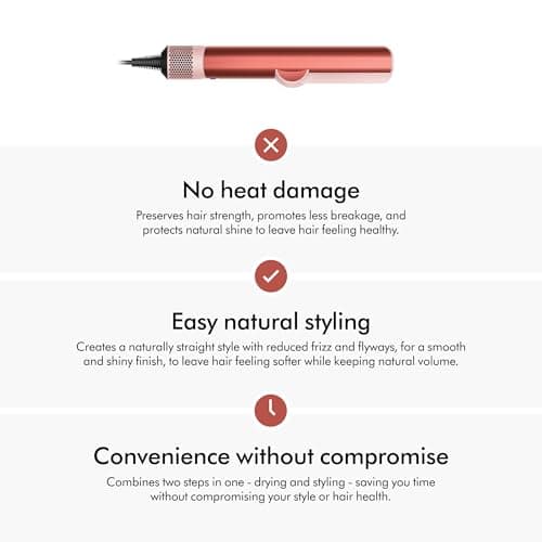 Dyson Special Edition Airstrait™ Straightener in Strawberry Bronze and Blush Pink 7