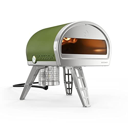 Gozney Roccbox Outdoor Pizza Oven, Green, Portable, Gas & Wood Fired, Restaurant-Grade