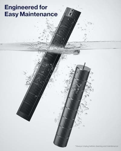 Della 42" Smart Tower Fan, Ultra Quiet 23dB Cooling Fan with 12 Speeds, 90° Oscillating, 28ft/s Airflow, DC Motor, 24H Timer, Voice/App/Remote Control for Bedroom 9