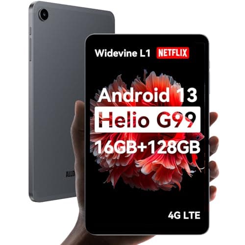 ALLDOCUBE 8.4" Android 13 Tablet iPlay50 Mini Pro NFE, 16GB(8+8) RAM 128GB ROM 512GB Expandable, Helio G99 with Widevine L1 Netflix, FHD+ 1920×1200, 5MP/13MP 4G LTE Bluetooth 5.2