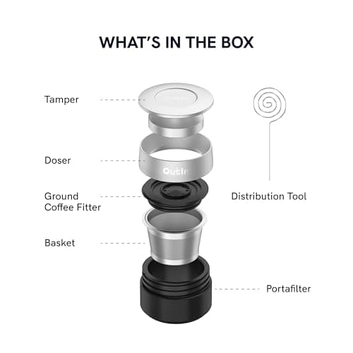 OutIn Nano Complete set Portable Espresso Machine with Double Shot Accessorries and Carry Bag 7