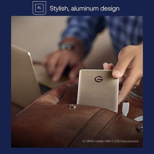 G-Technology 1TB G-DRIVE mobile USB-C Portable External Hard Drive, Silver - 0G04876-1 5