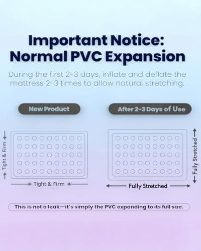 CHILLSUN Twin Air Mattress with Built in Pump, 18" Leak-Proof Blow up Mattress, Inflatable Mattress for Guest Home Portable, Camping Travel Air Bed, 2 Mins Quick Self-Inflation Colchon Inflable 6