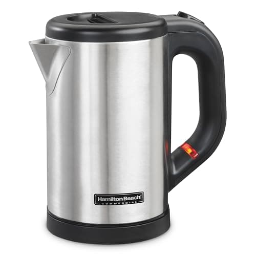 Hamilton Beach® Commercial Hospitality 0.5 Liter Stainless Steel Electric Hot Water Tea Kettle HKE050