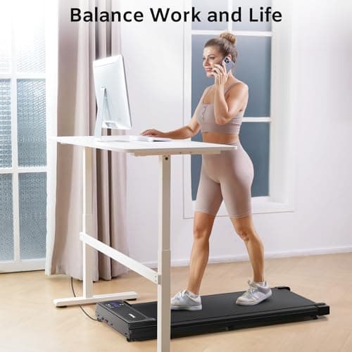 TheNeat Walking Pad, Under Desk Treadmill, Treadmills for Home & Office, Walking Jogging Running Machine, NeatWalk 7