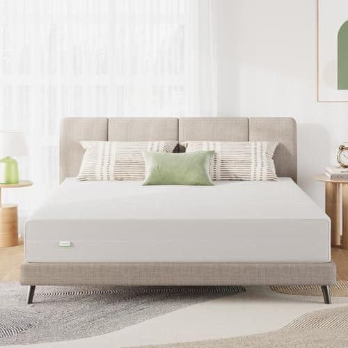 Novilla Queen Size Mattress, Queen Foam Mattresses, Double Air Zone with Flippable Design for Back & Side Sleeper, 12 Inch Tight Top Mattress with Breathable Fabric Cover