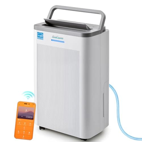 AIRCYAN 4500 Sq.Ft Most Efficient Energy Star 2025 Dehumidifier for Basement, Max 65 Pint Smart Dehumidifier with WiFi Intelligent Humidity Control,Air Purifier HEPA Filter for Home,Garage,RV