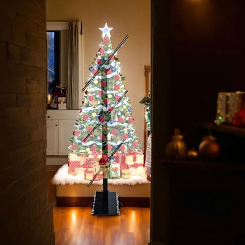 3DHologramFan Projector Holographic Christmas Tree Including Splicing Bracket,3DHologramFan,16.5" Holographic Fan with 224 LED Light Beads for Shop,Bar,Halloween Party Advertising Display 6