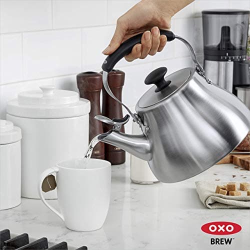 OXO 1479500 Good Grips Classic Tea Kettle, Brushed Stainless 7