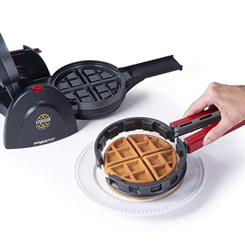 Presto 03512 Stuffler Stuffed Waffle Maker, Belgian, Large, Black 9