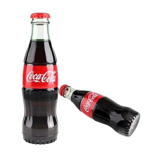 Official Coca-Cola Bottle Shaped Bluetooth Speaker – Portable Wireless Speaker with Bluetooth 5.0, Deep Bass, AUX Input, Long Battery Life – Loud HD Sound for Home, Travel, Party & Outdoor Use