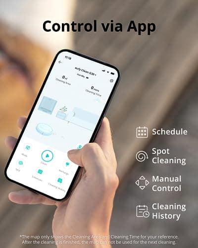 eufy G30+, Self-Emptying Robot Vacuum, 2,000Pa Suction Power, WiFi Connected, Planned Pathfinding, Ultra-Slim Design, Perfect for Daily Cleaning (Renewed) 7