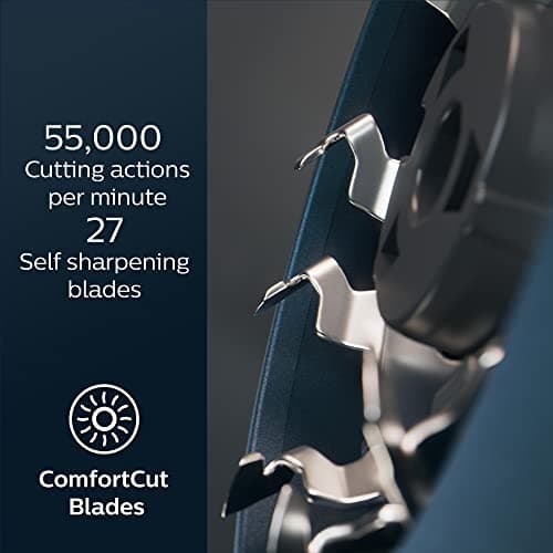 Philips Norelco Shaver 5000X, Rechargeable Wet & Dry Shaver with Precision Trimmer and Storage Pouch, X5006/85 5