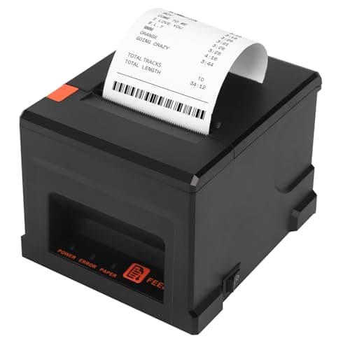 Countlyte 80mm Receipt Printer 8360,Thermal Printer with USB Ethernet,Support Windows/Mac/Linux,Support 24V Cash Drawer,ESC/POS,Auto Cutter,Printer for Home Office Restaurant(Not for Square/Doordash)