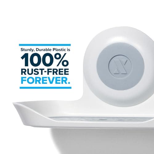 SlipX Solutions Strong Hold Soap Saver, Suction Cup Soap Holder, Must Have Universal Kitchen & Bathroom Shower Accessories, White 6