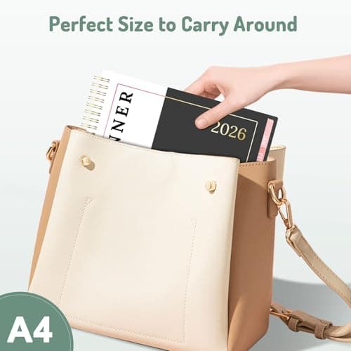 Appointment Book 2026 Planner, Forvencer Daily Weekly & Monthly Calendar Planner (Jan 2026-Dec 2026), 8.5"x11", Hourly Agenda Book, 30 Minute Increments, Flexible Cover, Organizer Notebook, A4, Purple 6