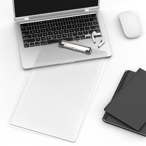 Macroclo Legal Size Clipboard, Clear 8.5 x 14 Clip Boards for Lawers, Low Profile Clip, Writing Board, Size 9 x 15 in, Office & School Supply 8