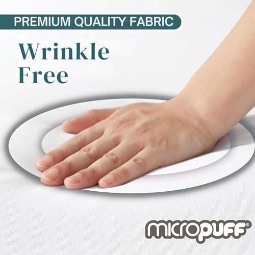 Micropuff Short Queen Size Fitted Sheet – Soft and Comfortable Microfiber Bed Sheet – Shrinkage and Fade Resistant – Wrinkle Free Fitted Sheet Only – Durable and Easy to Wash 5