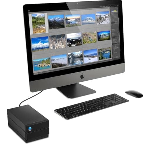 LaCie 2big RAID 16TB External Hard Drive Desktop HDD – USB-C, 7200 RPM Enterprise Class Drives, for Mac and PC Desktop, Rescue Services (STHJ16000800) 8