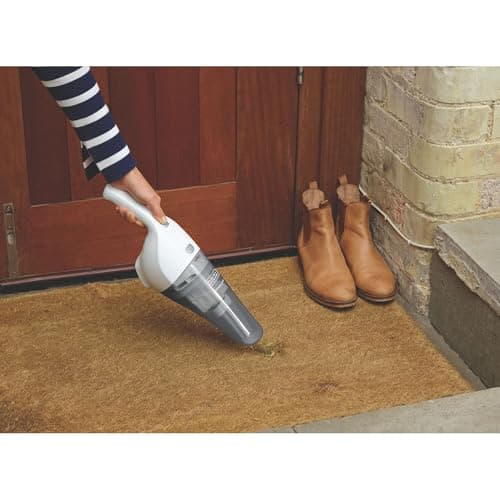 BLACK+DECKER Cordless Lithium Handheld Power Vacuum with Wall Mount Base and Charger, White (HNV220BCZ10FF) 6