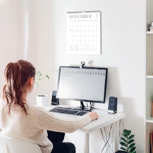 Beautiful 2025 Wall Calendar - Runs from June 2024 until December 2025 – 14.5"x11.5" 2024-2025 Office Wall Calendar for Easy Organizing 7