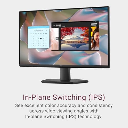 Dell 27 Monitor - SE2725HM - 27-inch Full HD (1920x1080) 16:9 100Hz Display, IPS Panel, 16.70 Million Colors, Anti-Glare, 1 HDMI / 1 VGA Port, TÜV Rheinland 3-Star*, Comfortview Plus - Black 5