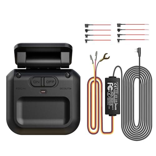 Type-C Hardwire Kit with Radar Detection, Suitable for HUPEJOS Dash Cam V7/V7PLUS/V8PLUS/V8Pro,12V-24V to 5V/2.5A, with Low Voltage Protection, 24-Hour Radar Detection Parking Monitoring