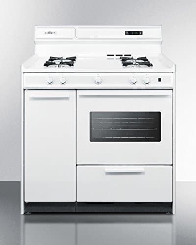 Summit Wnm4307kw Is A 36 Inch Deluxe Gas Range With Electronic IGNI.