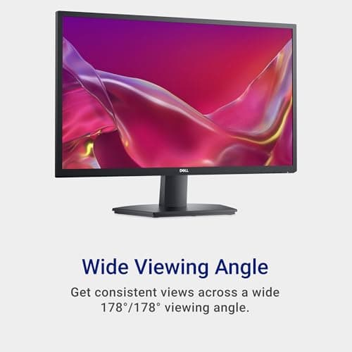 Dell 27 SE2725H Monitor - 27-Inch Full HD (1920x1080), VA Panel, Tilt Functionality, Certified by TÜV Rheinland for 3-Star Eye Comfort - Black 5