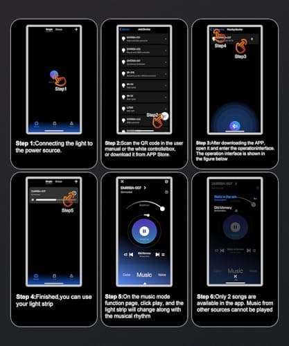 MuliVid 100FT Outdoor LED Strip Lights Waterproof (2 Rolls of 50ft) IP65 Led Strip Lights with Remote, RGB Color Changing Christmas Rope Lights for Outside 8